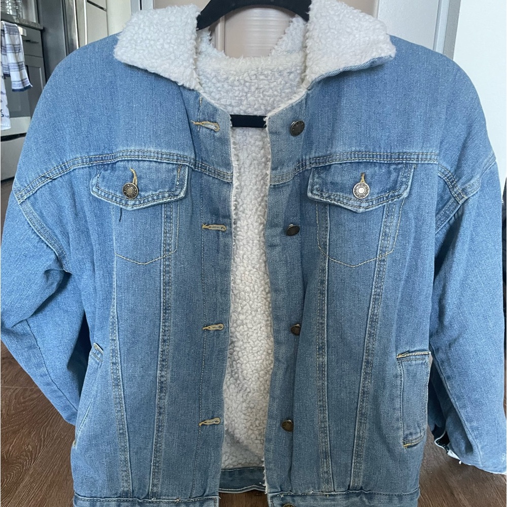 Lined/Quilted Jean Jacket - Good Condition